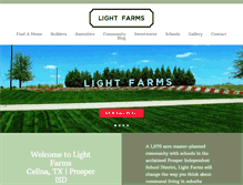 Tablet Screenshot of lightfarmstx.com